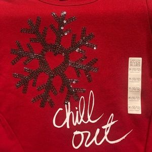 NWT~Girls Canyon river blues christmas sweater